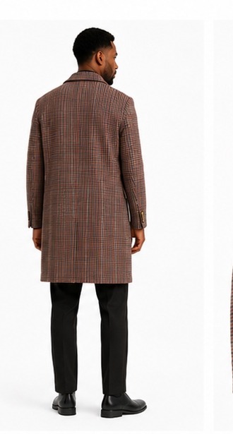 Sassywood Signature Overcoat — Back View